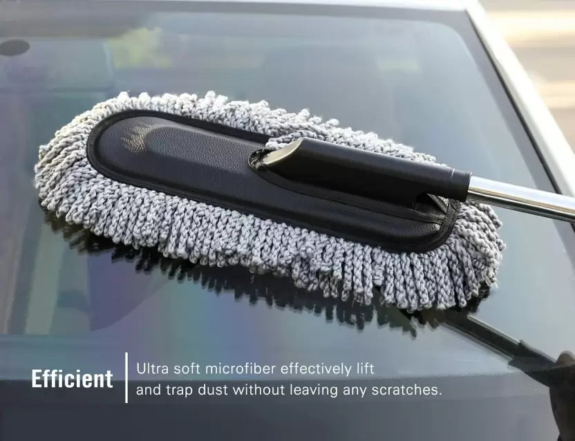 Super Soft Microfiber Car Duster Exterior with Extendable Handle