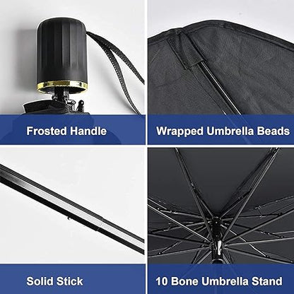✨Universal size Foldable Reflective Car Umbrella for Sun Heat Protection